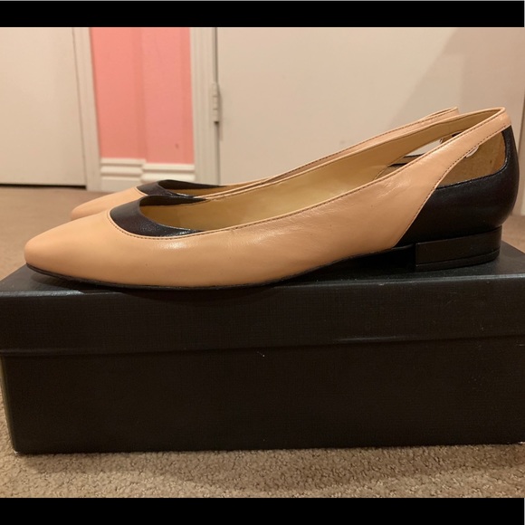 Talbots edison cutout flats in buff - Picture 3 of 5